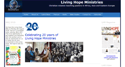 Desktop Screenshot of living-hope.org.uk
