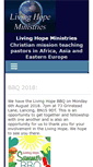 Mobile Screenshot of living-hope.org.uk